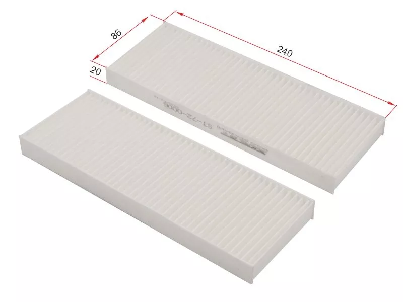 Фильтр салона CITROEN C-ELYSEE 12-/PEUGEOT 301 12- комплект - Артикул ST720006 - Производитель Sat - Фото, Отзывы, Цены 