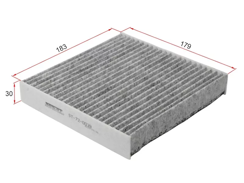 Фильтр салона угольный HONDA FIT 01-07/JAZZ 01-13/SUZUKI SX4 06 - Артикул ST720039 - Производитель Sat - Фото, Отзывы, Цены 