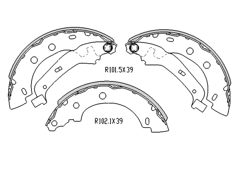 Колодки тормозные барабанные Renault Kangoo 97-03 - Артикул ST7701207555 - Производитель Sat - Фото, Отзывы, Цены 