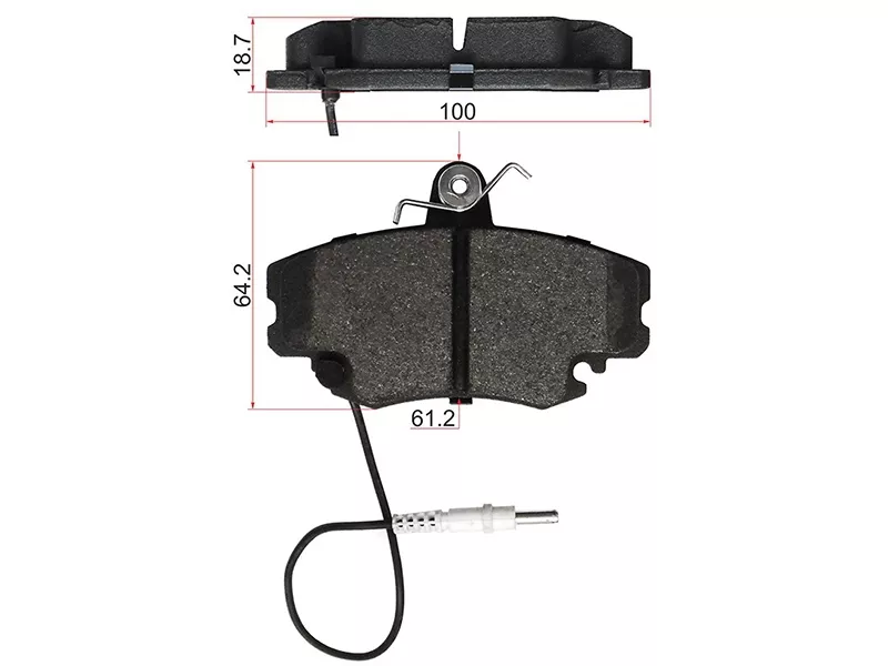 Колодки тормозные (Спереди) LADA Largus 12-21 / Renault Logan 04-22 - Артикул ST7711130071 - Производитель Sat - Фото, Отзывы, Цены 