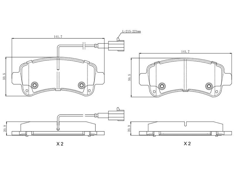 Колодки тормозные (Сзади) Peugeot Boxer 14- / Citroen Jumper 14 - Артикул ST77367094 - Производитель Sat - Фото, Отзывы, Цены 
