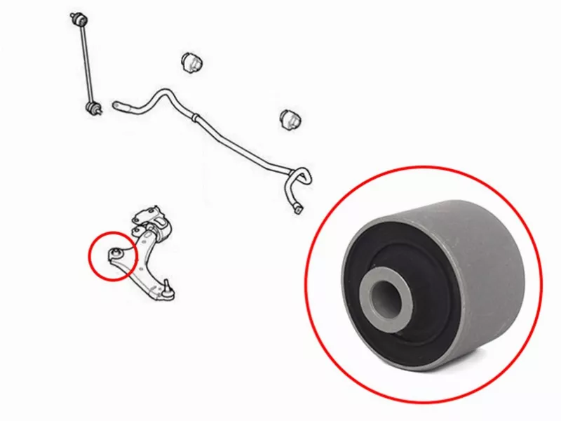 Сайлентблок рычага Ford Mondeo 07-15 / Volvo S60 10-18 - Артикул ST7G9N3A052BABF - Производитель Sat - Фото, Отзывы, Цены 