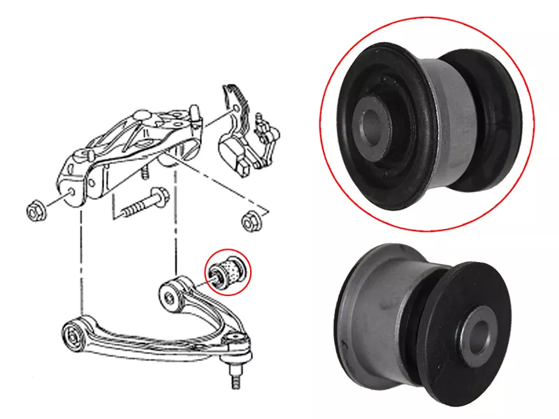 Сайлентблок рычага Audi Q7 05-15 / Volkswagen Touareg 02-18 - Артикул ST7L0407077 - Производитель Sat - Фото, Отзывы, Цены 