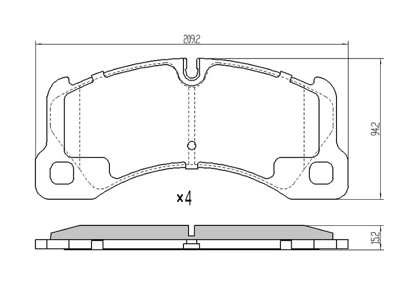 Колодки тормозные (Спереди) Volkswagen Touareg 02-18 - Артикул ST7L0698151M - Производитель Sat - Фото, Отзывы, Цены 