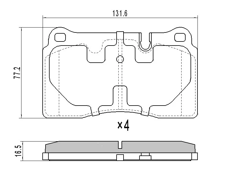 Колодки тормозные (Спереди) Volkswagen Touareg 02-18 - Артикул ST7L6698151E - Производитель Sat - Фото, Отзывы, Цены 