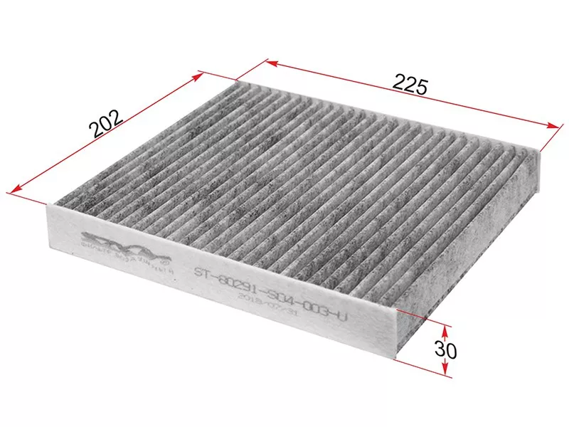 Фильтр салона HONDA CR-V RD1 96-01 угольный - Артикул ST80291S04003U - Производитель Sat - Фото, Отзывы, Цены 