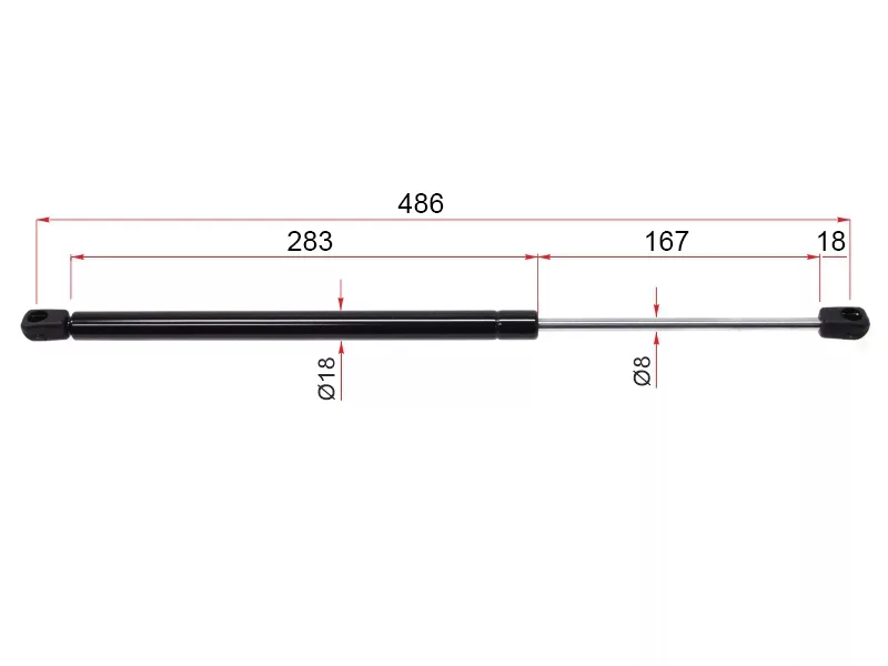 Амортизатор крышки багажника Kia Venga 10-17 (Справа=Слева) - Артикул ST817701P000 - Производитель Sat - Фото, Отзывы, Цены 