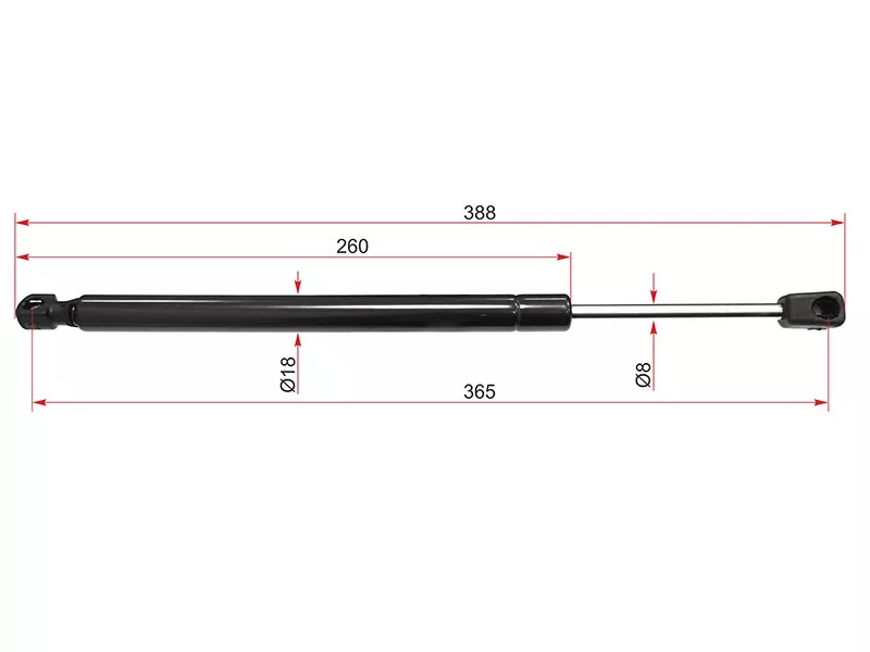 Амортизатор крышки багажника -ST817701Y010 Sat для KIA PICANTO