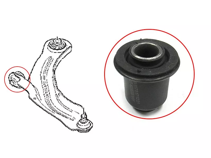 Сайлентблок рычага Renault Kangoo 08-16 / Clio 12-16 - Артикул ST8200255761BF - Производитель Sat - Фото, Отзывы, Цены 