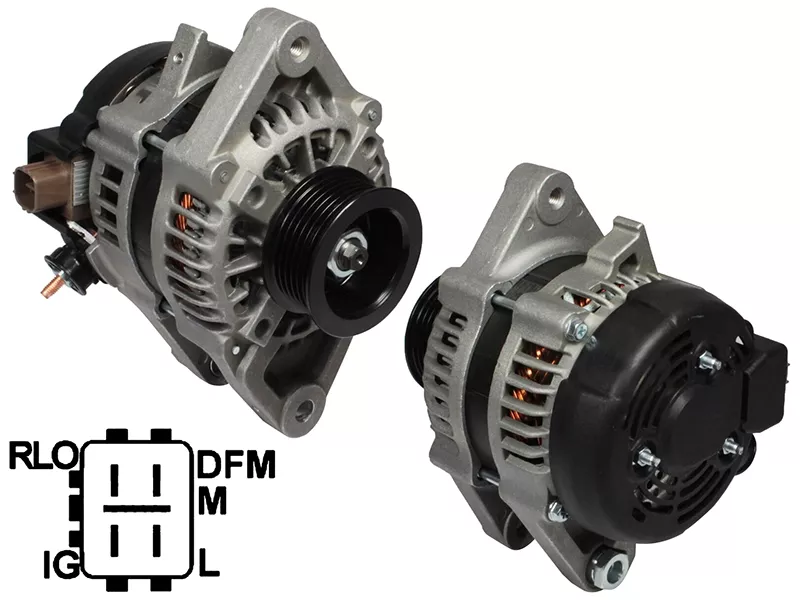 Генератор TOYOTA YARIS/VITZ 1.0 12V 80A 05-11 1KR - Артикул ST850184 - Производитель Sat - Фото, Отзывы, Цены 