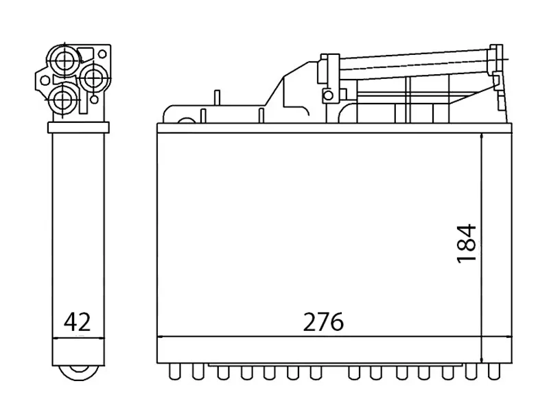 Радиатор отопителя салона BMW 5-Series 88-96 - Артикул ST870029 - Производитель Sat - Фото, Отзывы, Цены 