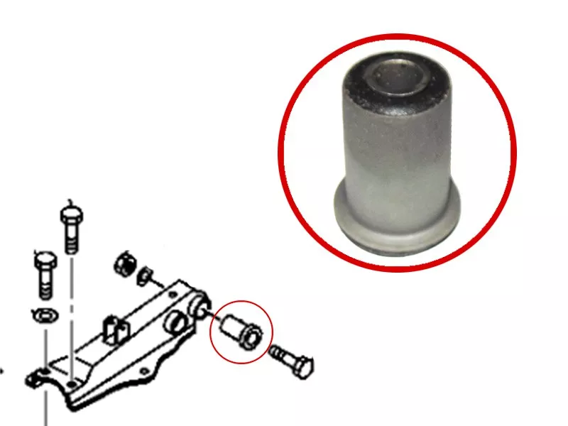 Сайлентблок Isuzu ELF NPR\NQR 84-06 (Сверху) - Артикул ST8943169030 - Производитель Sat - Фото, Отзывы, Цены 