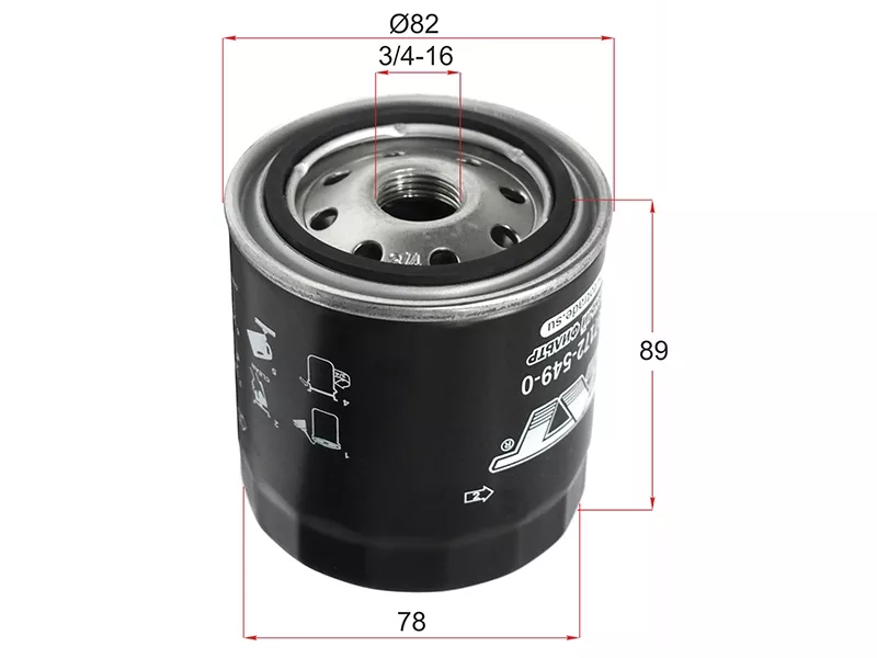 Фильтр топливный ISUZU ELF/FORWARD 4HG1/4HE1 NPR/NKR 84-04 - Артикул ST8971725490 - Производитель Sat - Фото, Отзывы, Цены 