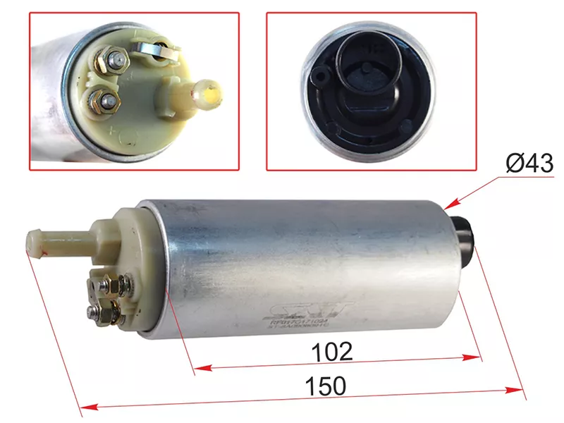 Топливный насос Audi A6 94-97 / 100 91-95 - Артикул ST8A0906091G - Производитель Sat - Фото, Отзывы, Цены 