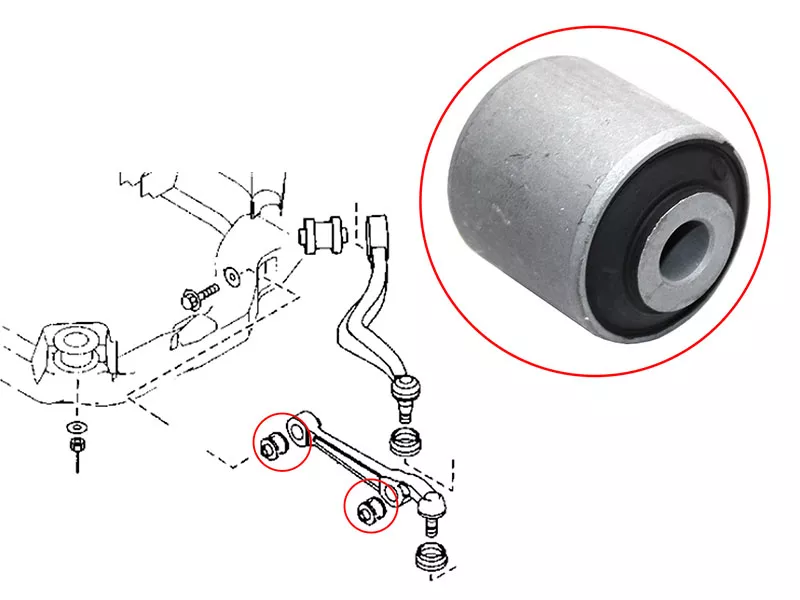Сайлентблок рычага Mazda 6 02-12 / 6 MPS 05-07 - Артикул ST8G0A34710 - Производитель Sat - Фото, Отзывы, Цены 