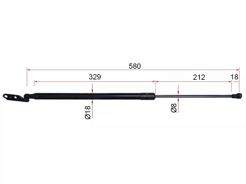 Амортизатор крышки багажника Nissan X-Trail 07-15 (Справа) - Артикул ST90450JG400 - Производитель Sat - Фото, Отзывы, Цены 