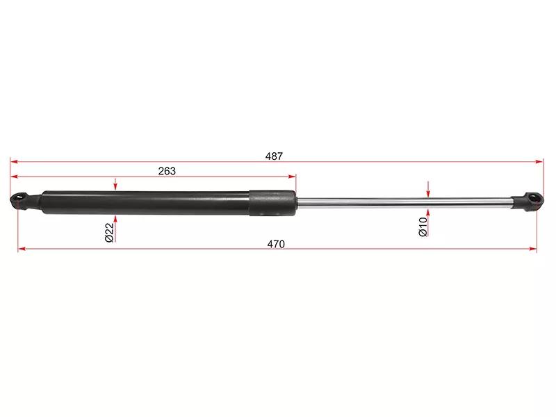 Амортизатор крышки багажника -ST904514771R Sat для RENAULT KAPTUR