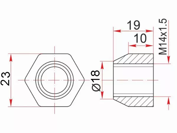 Гайка колесная RR RH TOYOTA DYNA/TOYOACE G15/HIACE 85-95 - Артикул ST9094201004 - Производитель Sat - Фото, Отзывы, Цены 