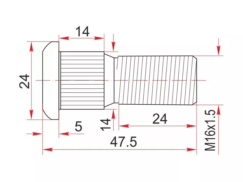 Шпилька ступицы TOYOTA DYNA 150/200/TOYOACE G15/25 - Артикул ST9094202062 - Производитель Sat - Фото, Отзывы, Цены 