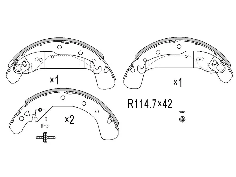 Колодки тормозные барабанные Opel Astra 98-09 - Артикул ST93171065 - Производитель Sat - Фото, Отзывы, Цены 