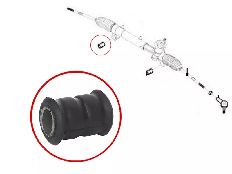 Сайлентблок рулевой рейки Chevrolet Captiva 06-15 / Opel Antara 06-15 - Артикул ST93743423B - Производитель Sat - Фото, Отзывы, Цены 