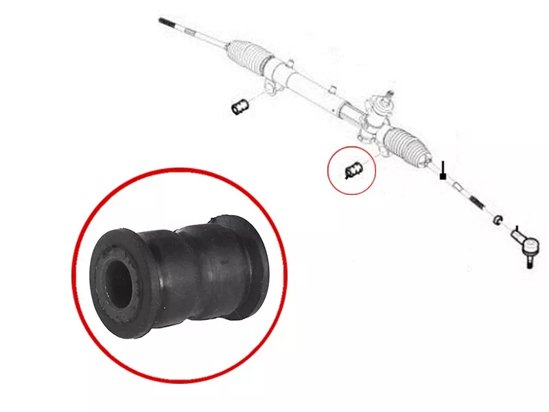 Сайлентблок рулевой рейки Chevrolet Captiva 06-15 / Opel Antara 06-15 - Артикул ST93743424B - Производитель Sat - Фото, Отзывы, Цены 