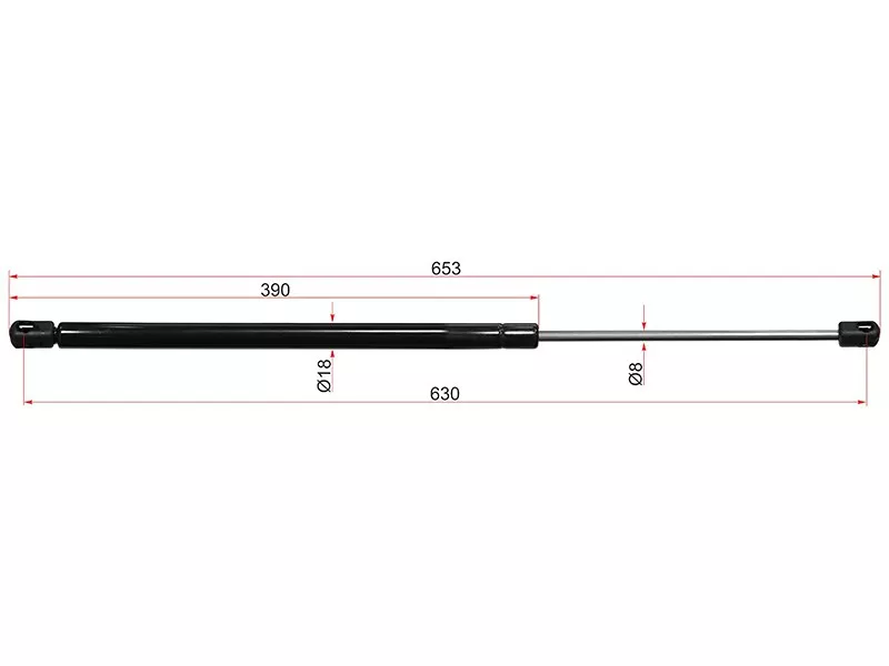 Амортизатор крышки багажника -ST95851255000 Sat для PORSCHE CAYENNE