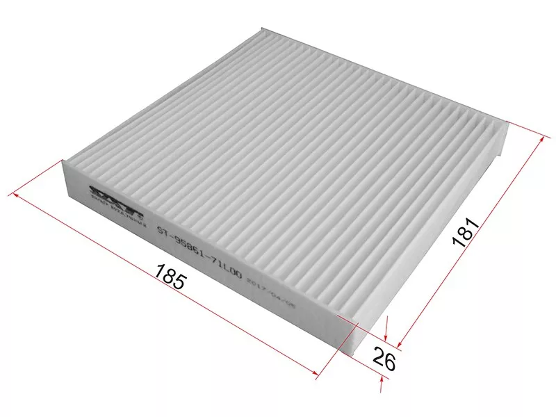 Фильтр салона SUZUKI SWIFT ZC82S,ZC72S 10 - Артикул ST9586171L00 - Производитель Sat - Фото, Отзывы, Цены 