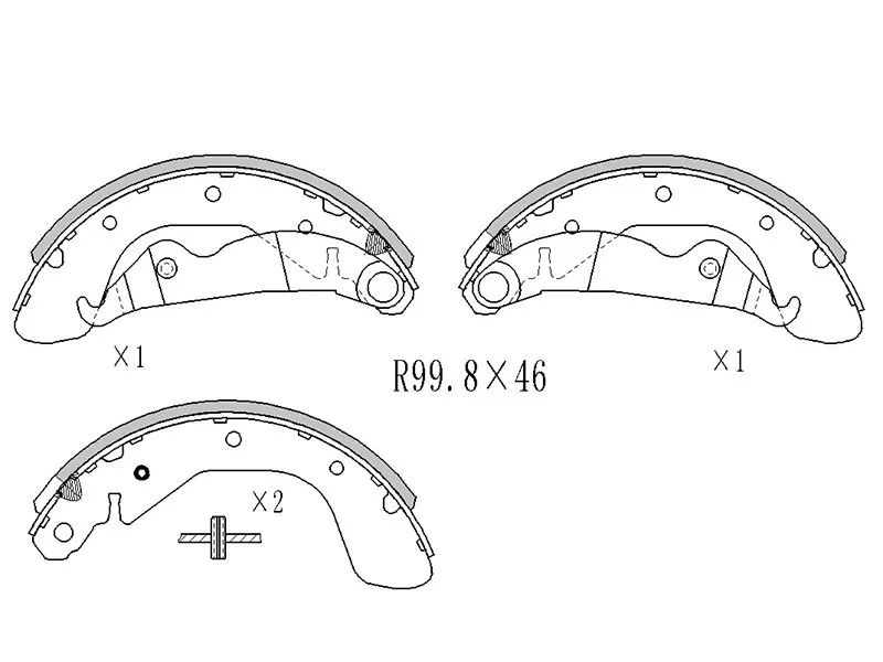 Колодки тормозные барабанные Chevrolet Lacetti 04-13 / Lanos 05-09 - Артикул ST96226110 - Производитель Sat - Фото, Отзывы, Цены 