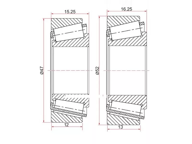 Подшипник задней ступицы комплект DAEWOO MATIZ/SPARK (внутр+наруж) - Артикул ST96316634 - Производитель Sat - Фото, Отзывы, Цены 