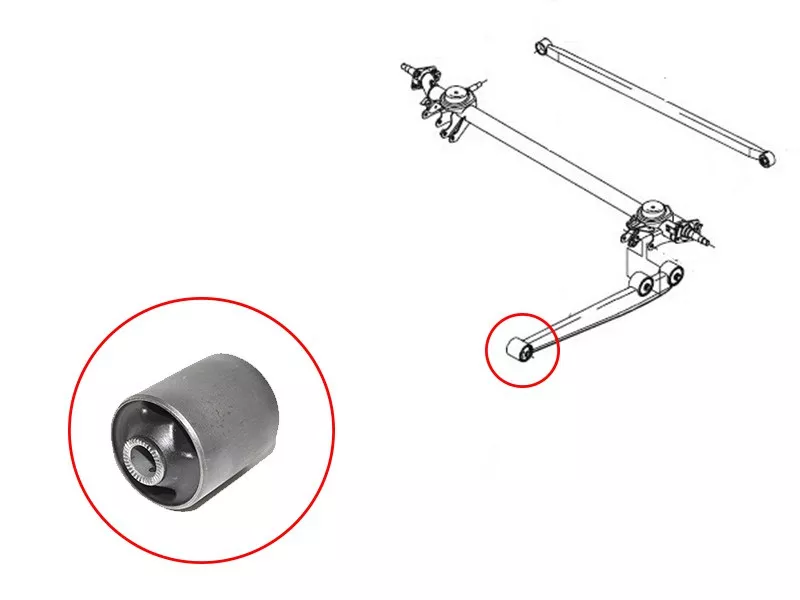 Сайлентблок рычага Daewoo Matiz 97-15 / Suzuki Wagon R 03-08 - Артикул ST96346531B - Производитель Sat - Фото, Отзывы, Цены 