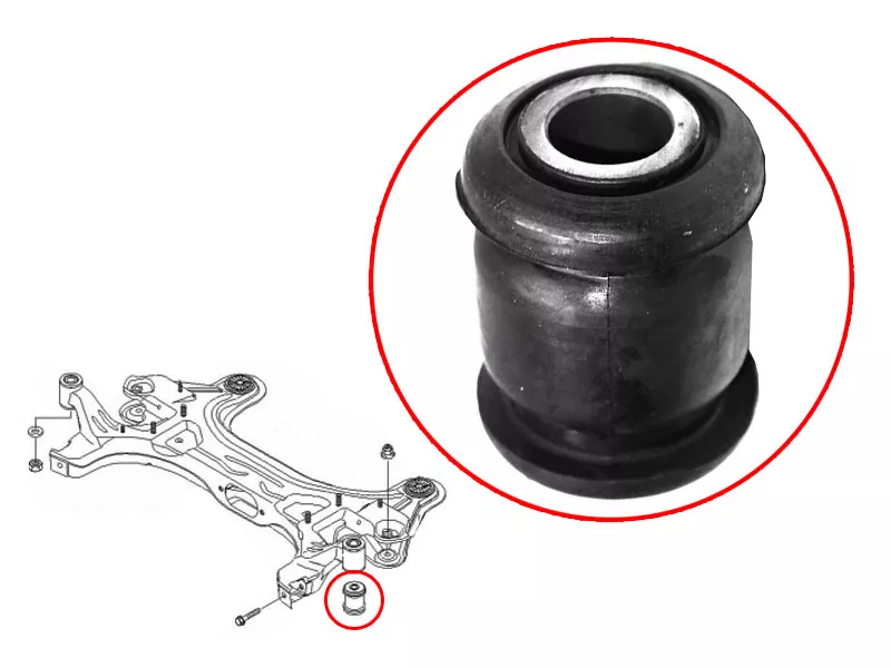 Сайлентблок подрамника Chevrolet Aveo 02-11 / Kalos 03-08 - Артикул ST96535069 - Производитель Sat - Фото, Отзывы, Цены 