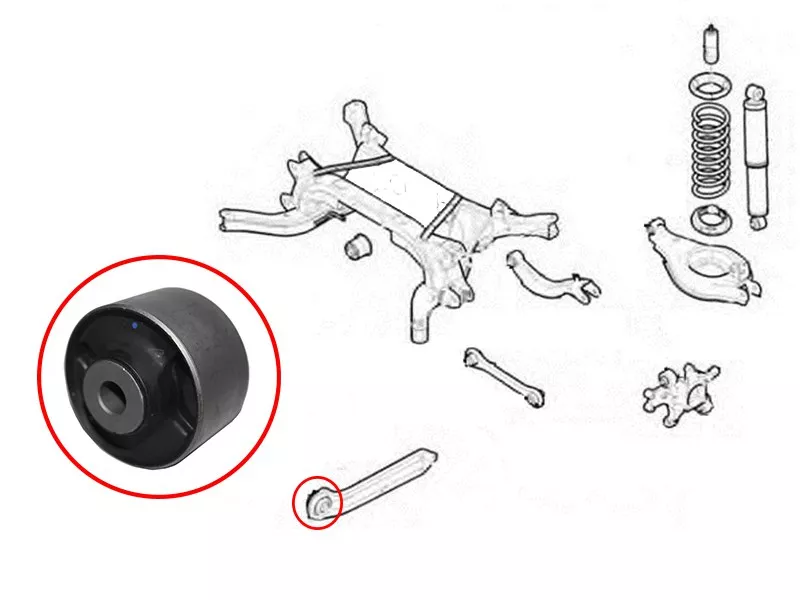 Сайлентблок Chevrolet Captiva 06-15 / Opel Antara 06-15 / Daewoo Winstorm 06-10 - Артикул ST96626481B - Производитель Sat - Фото, Отзывы, Цены 