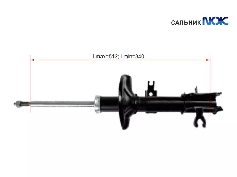 Стойка передняя Chevrolet Aveo 02-11 / Kalos 03-08 - Артикул ST96653231 - Производитель Sat - Фото, Отзывы, Цены 