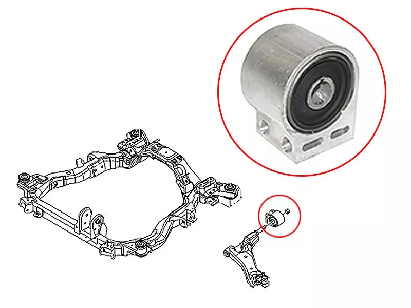 Сайлентблок рычага Chevrolet Captiva 06-15 / Opel Antara 06-15 - Артикул ST96819162BR - Производитель Sat - Фото, Отзывы, Цены 