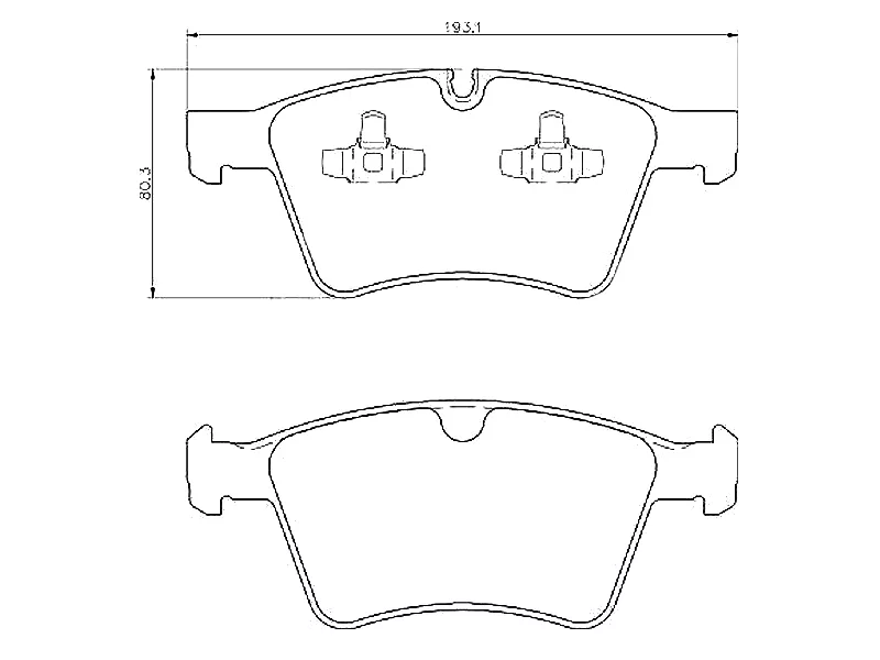 Колодки тормозные передние -STA1644201320 Sat для MERCEDES GL-CLASS