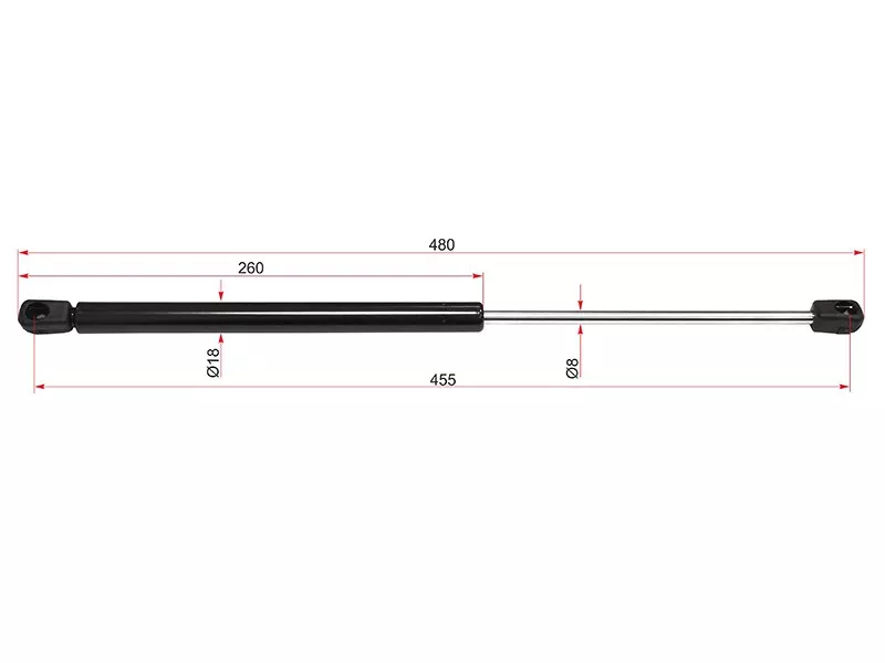 Амортизатор капота Mercedes-Benz E-Class 95-03 (Справа=Слева) - Артикул STA2108800429 - Производитель Sat - Фото, Отзывы, Цены 