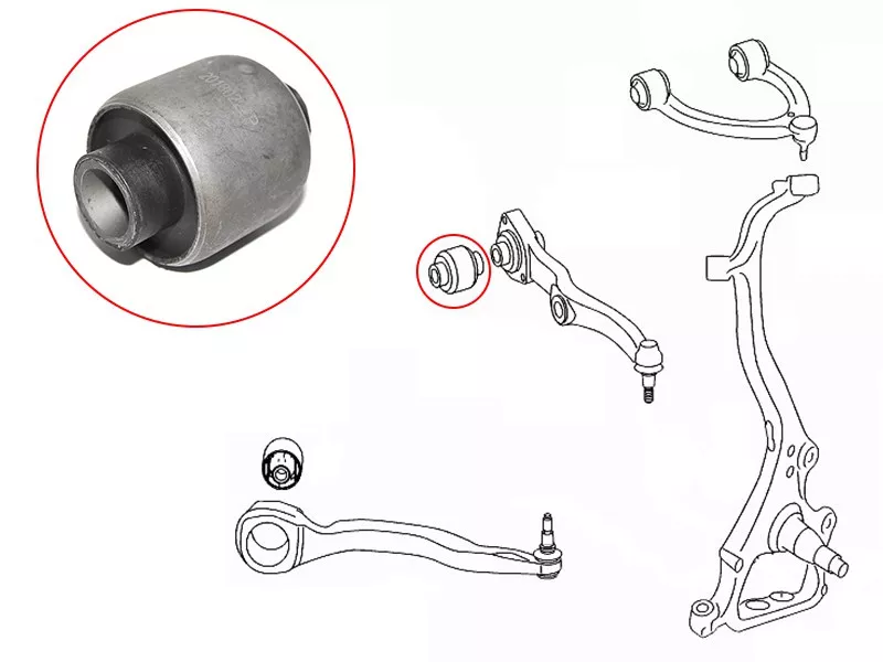 Сайлентблок Mercedes-Benz S-Class 05-13 / CL-Class 06-14 - Артикул STA2213330714 - Производитель Sat - Фото, Отзывы, Цены 