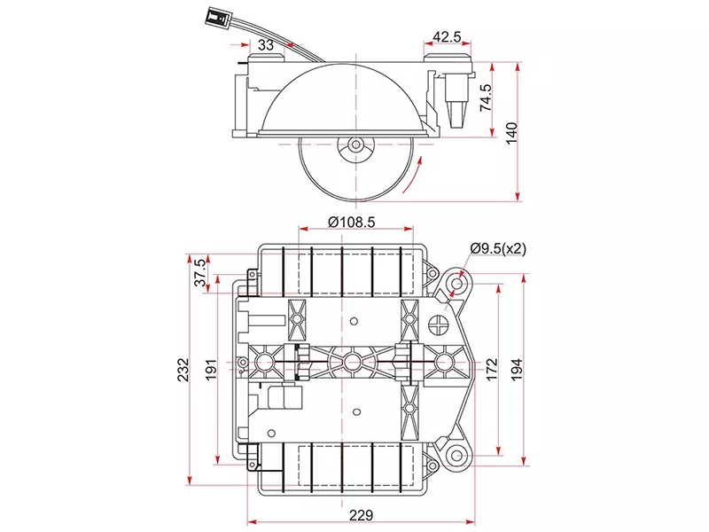 Мотор отопителя салона (Левый руль) Mercedes-Benz S-Class 05-13 / CL-Class 06-14 - Артикул STA2218200514 - Производитель Sat - Фото, Отзывы, Цены 