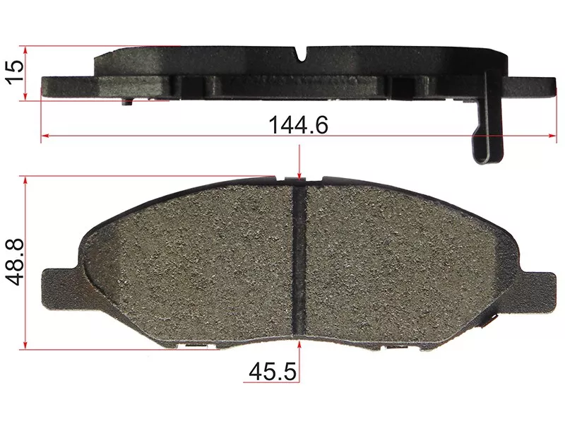 Колодки тормозные (Спереди) LADA Largus 12- / Nissan AD 06 - Артикул STAY040NS120 - Производитель Sat - Фото, Отзывы, Цены 