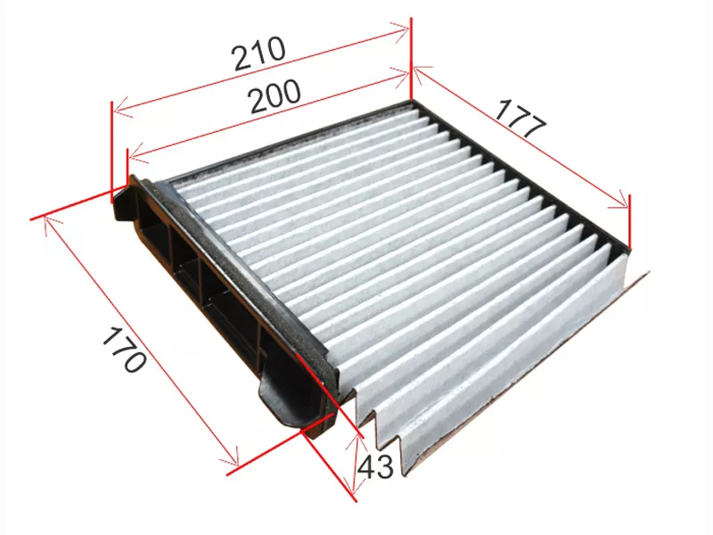 Фильтр салона NISSAN CUBE Z11/MARCH 02-10 угольный - Артикул STAY684NS007U - Производитель Sat - Фото, Отзывы, Цены 