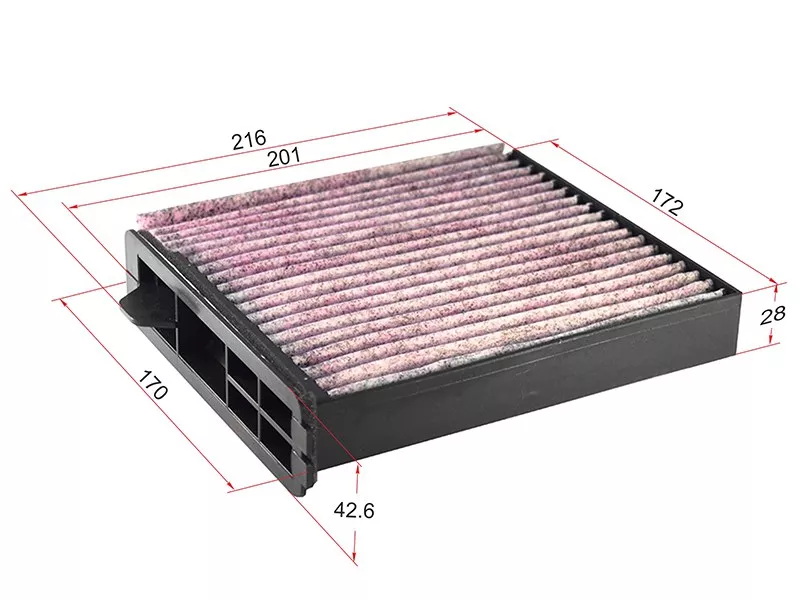 Фильтр салона NISSAN TIIDA 04-/NOTE 05-12 угольный - Артикул STAY684NS008U - Производитель Sat - Фото, Отзывы, Цены 