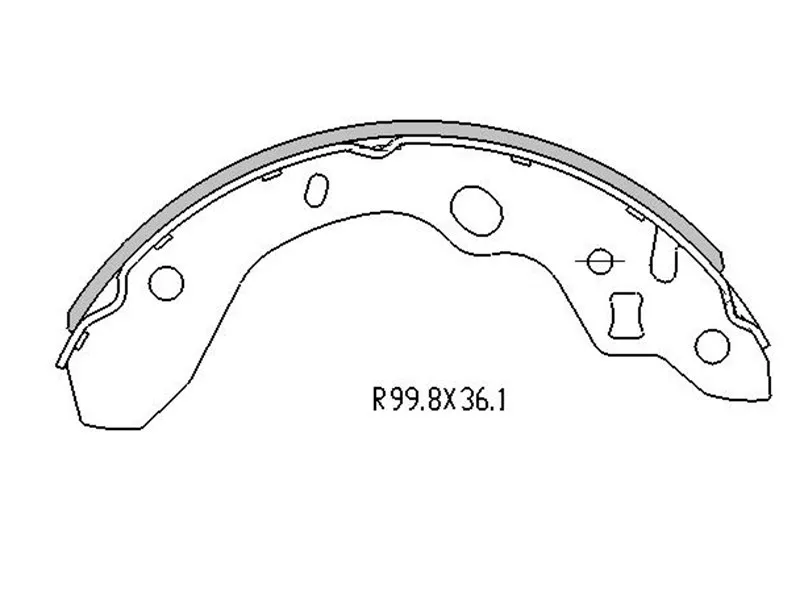 Колодки тормозные барабанные Mazda 323 98-03 / Familia 98-08 - Артикул STB2YD2638Z - Производитель Sat - Фото, Отзывы, Цены 