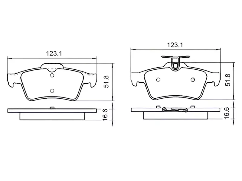 Колодки тормозные (Сзади) Citroen C5 08-17 / Ford Focus 04 - Артикул STC2Y32648ZA - Производитель Sat - Фото, Отзывы, Цены 