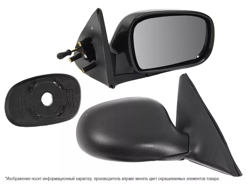 Зеркало Chevrolet Lanos 05-09 / Daewoo Lanos 97-08 (Справа/ Механическое) - Артикул STCVD19401 - Производитель Sat - Фото, Отзывы, Цены 