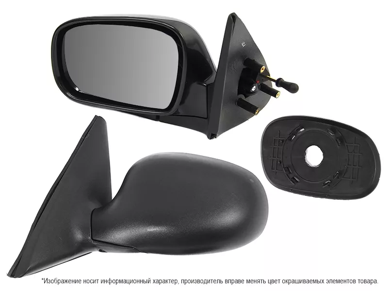 Зеркало Chevrolet Lanos 05-09 / Daewoo Lanos 97-08 (Слева/ Механическое) - Артикул STCVD19402 - Производитель Sat - Фото, Отзывы, Цены 