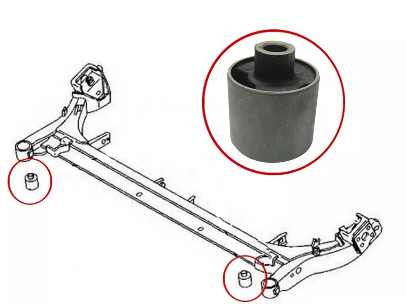 Сайлентблок балки Mazda Demio 96-02 - Артикул STD20128460B - Производитель Sat - Фото, Отзывы, Цены 