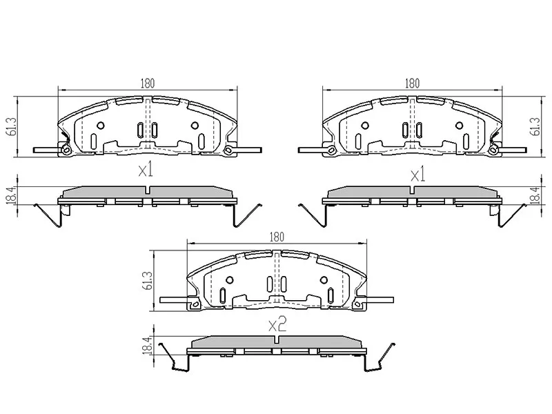 Колодки тормозные (Спереди) Ford Explorer 10-19 - Артикул STDG1Z2001D - Производитель Sat - Фото, Отзывы, Цены 