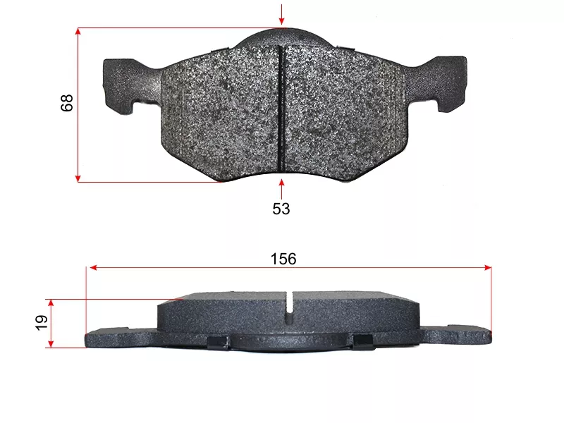 Колодки тормозные (Спереди) Ford Maverick 00-07 / Mazda Tribute 00-07 - Артикул STE1813323Z - Производитель Sat - Фото, Отзывы, Цены 