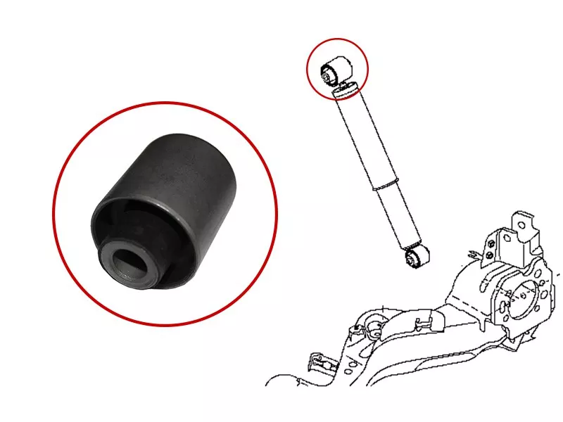 Сайлентблок Nissan Qashqai 06-13 / Dualis 07-14 / Qashqai+2 08-14 - Артикул STE6210JD04AB2 - Производитель Sat - Фото, Отзывы, Цены 